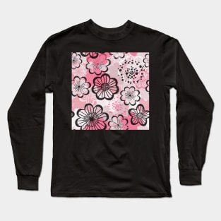 Pattern flowered Long Sleeve T-Shirt